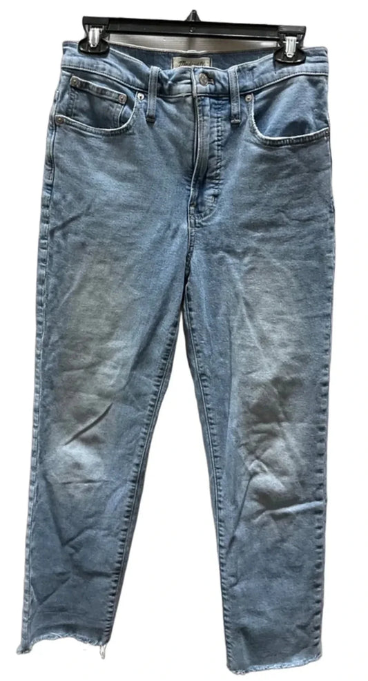 Jeans Straight By Madewell In Blue, Size: 4