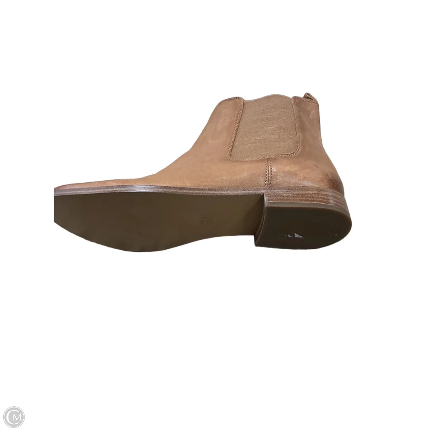 Boots Leather By Frye In Tan, Size: 8.5