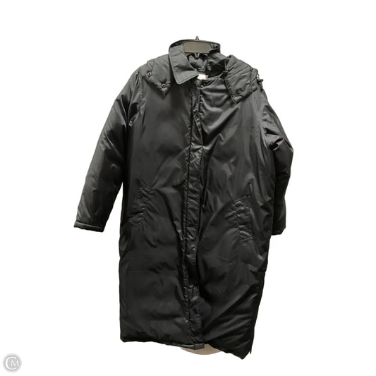Coat Puffer & Quilted By Cmf In Black, Size: M