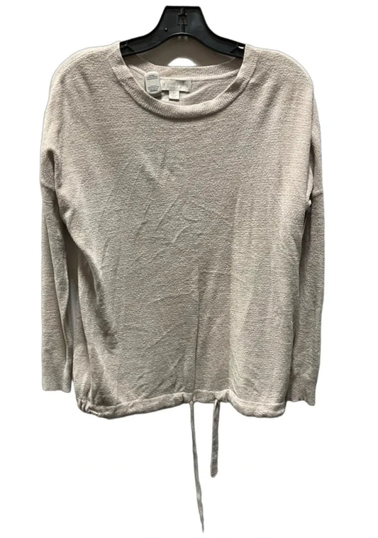 Top Long Sleeve By Barefoot Dreams In Taupe, Size: Xs