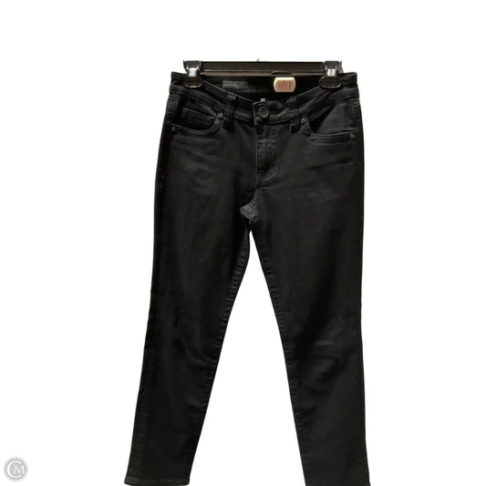 Jeans Straight By Kut In Black, Size: 2