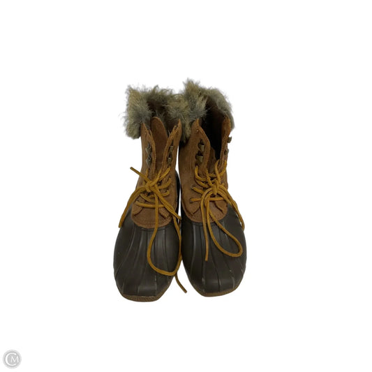 Boots Snow By Sperry In Black & Brown, Size: 8