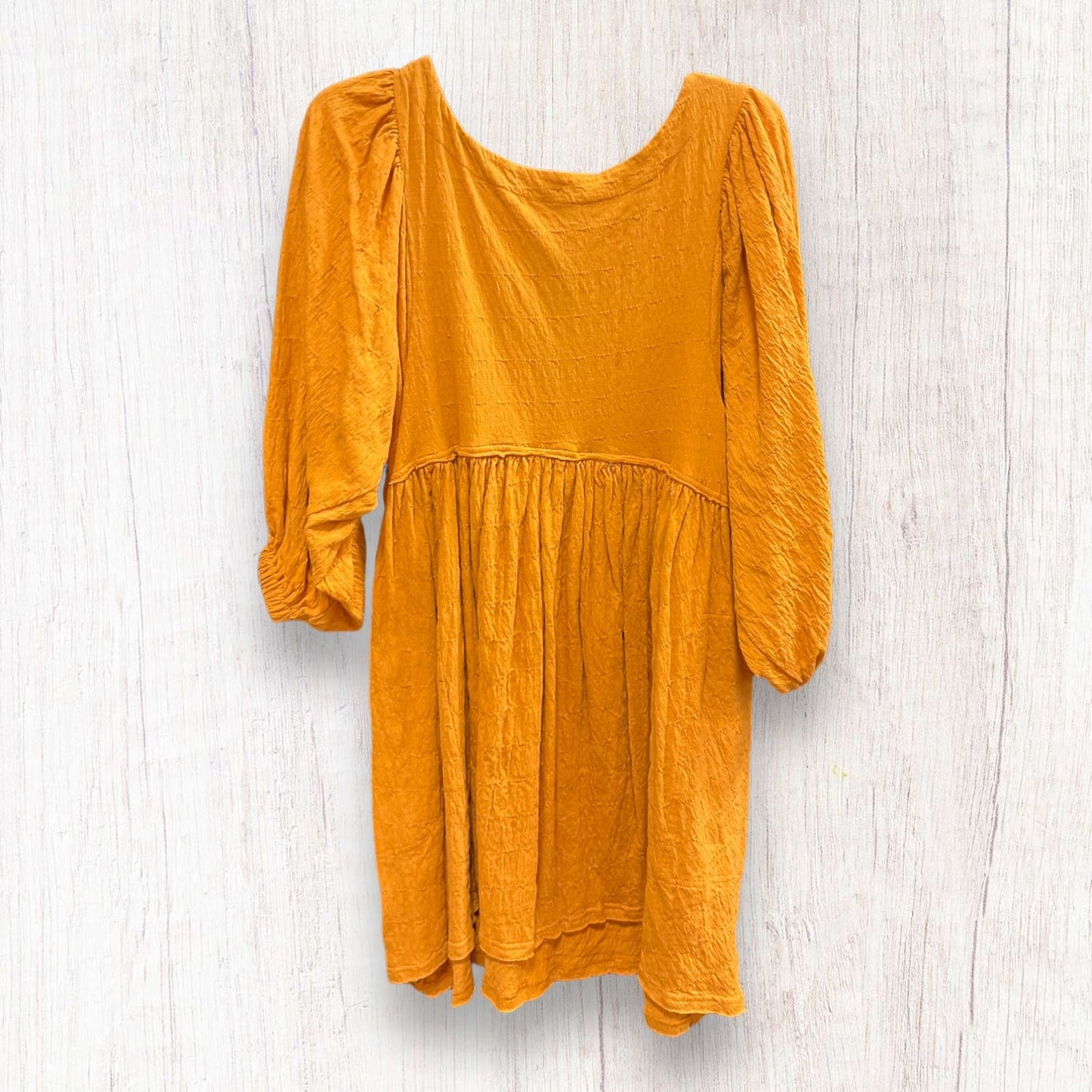 Yellow Dress Casual Midi Free People, Size Xs