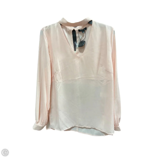 Top Long Sleeve By Clothes Mentor In Peach, Size: L