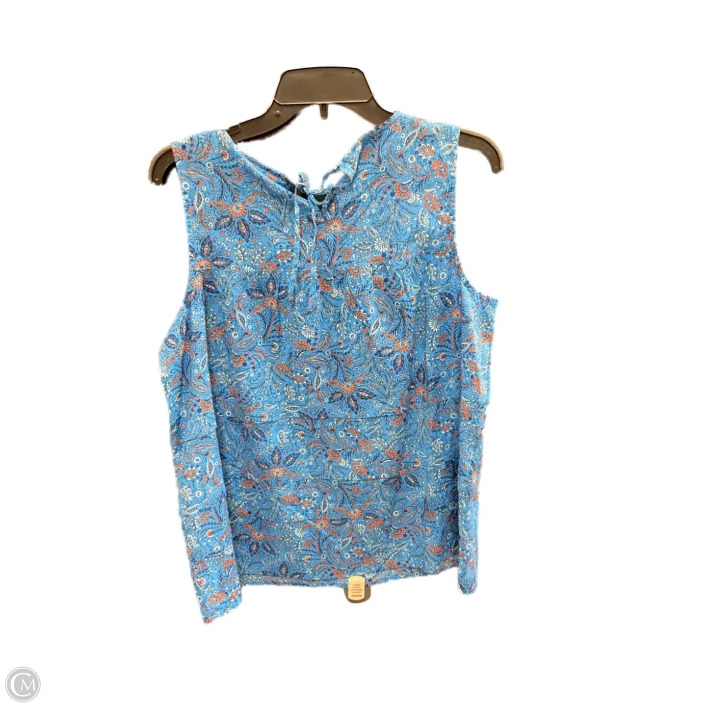 Top Sleeveless By J. Jill In Blue, Size: M
