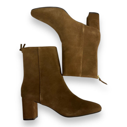 Boots Ankle Heels By J. Crew In Tan, Size: 8.5