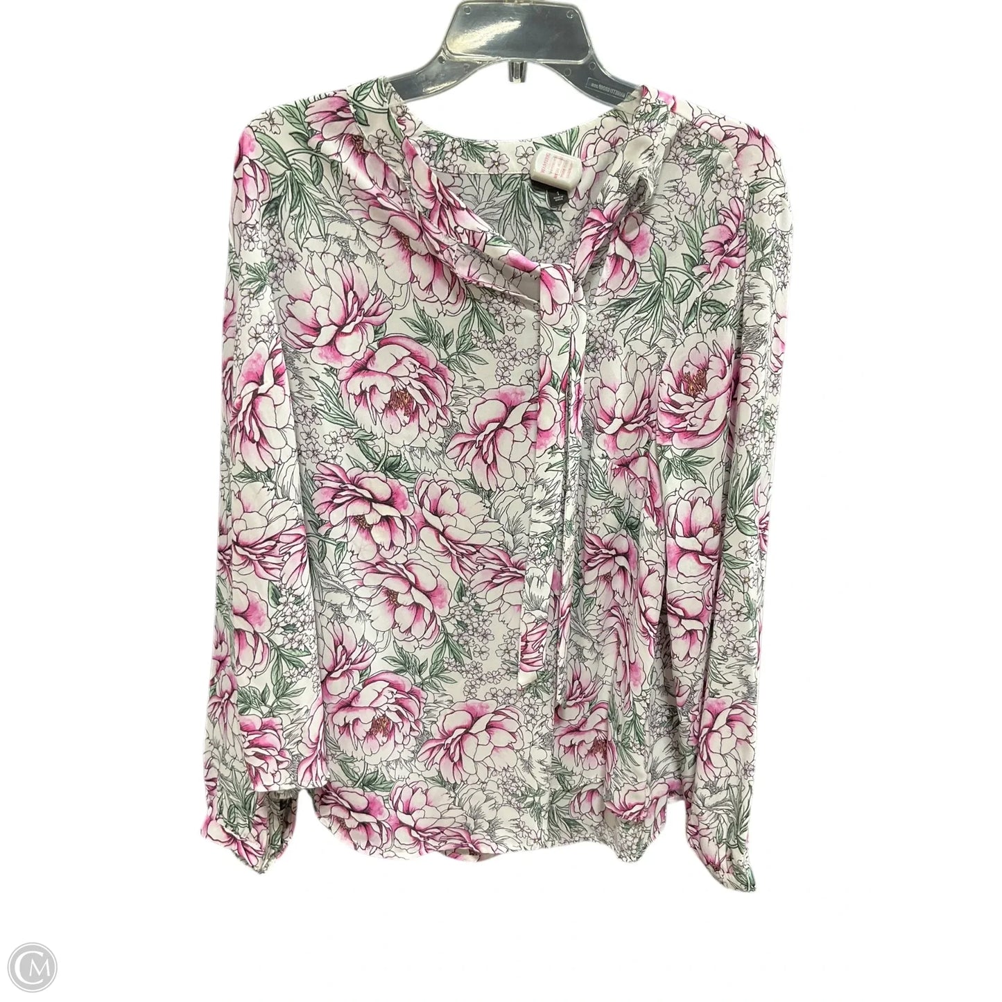 Top Long Sleeve By Torrid In Floral Print, Size: Xxl