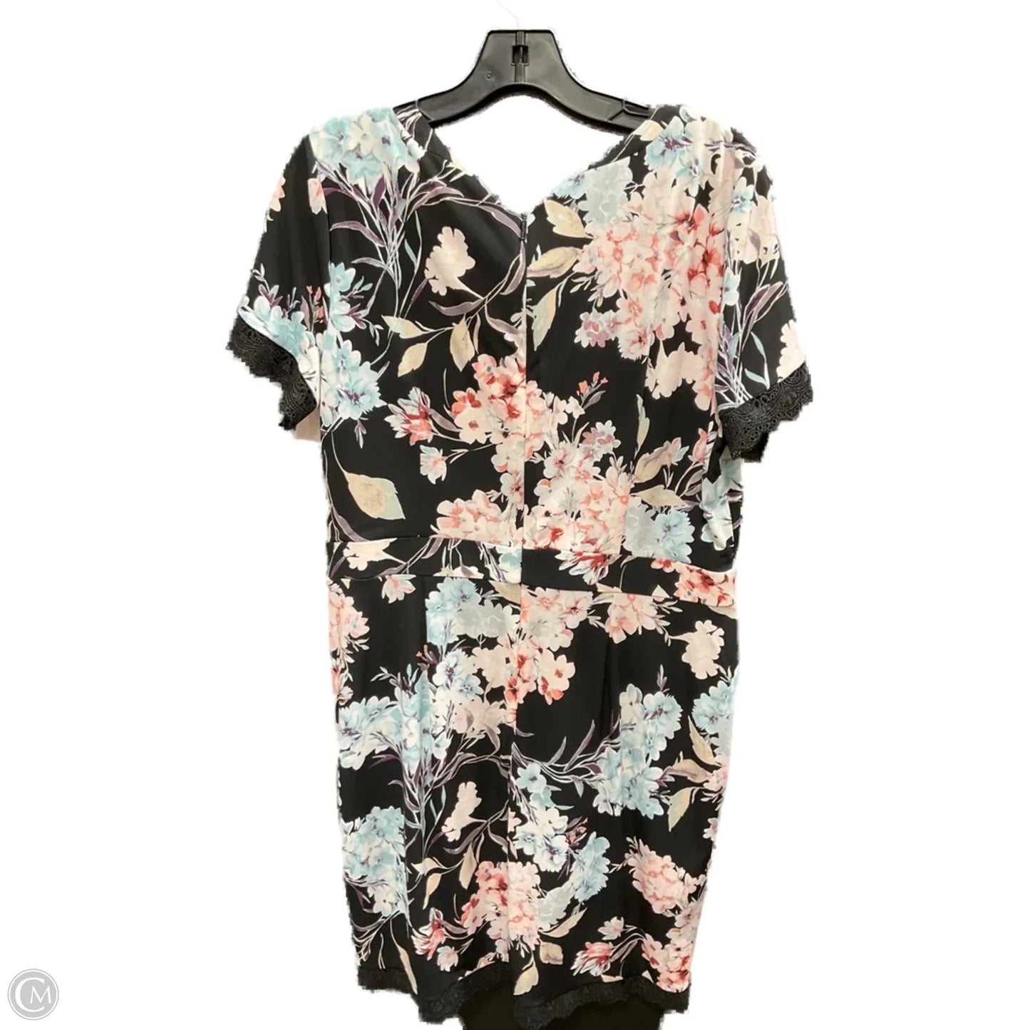 Dress Designer By Karl Lagerfeld In Floral Print, Size: Xl