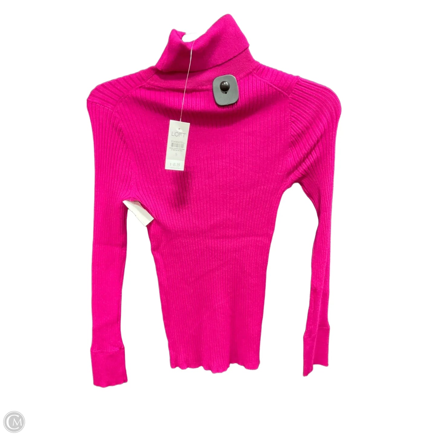 Top Long Sleeve By Loft In Pink, Size: S