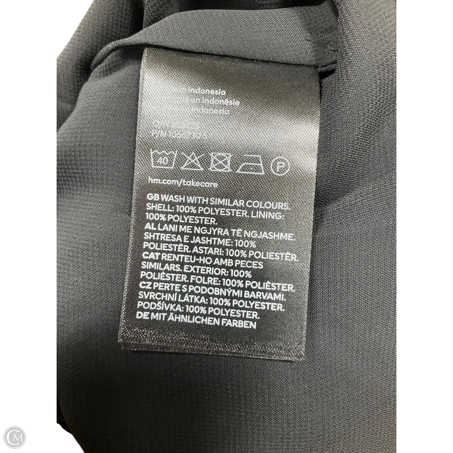 Top Sleeveless By H&m In Black, Size: M