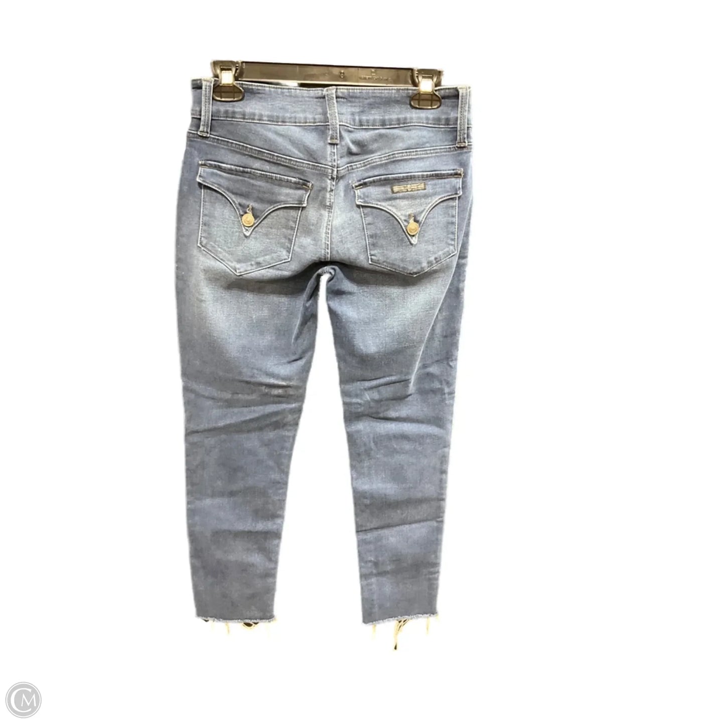 Jeans Skinny By Hudson In Blue Denim, Size: 8