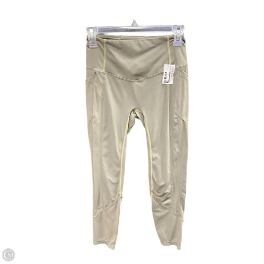 Athletic Leggings By Lululemon In Green, Size: Xs
