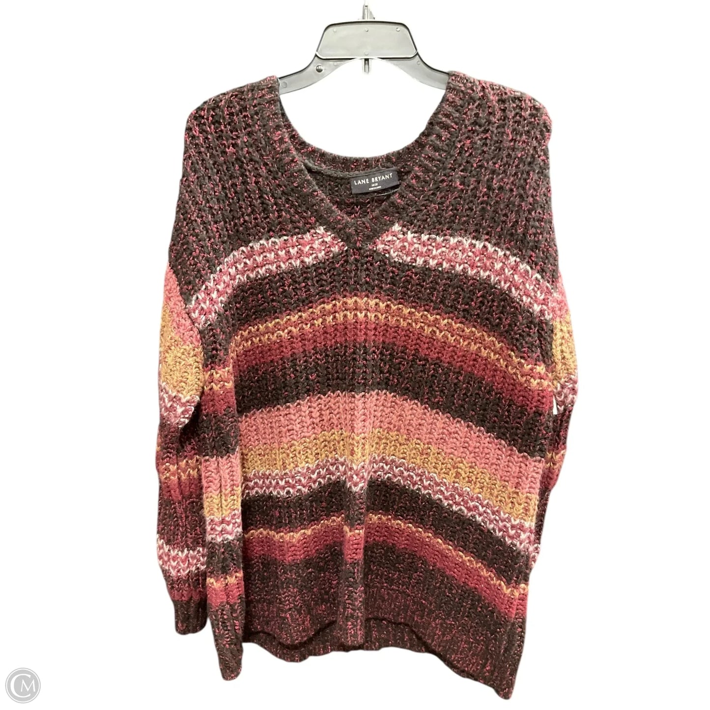 Sweater By Lane Bryant In Red, Size: Xl