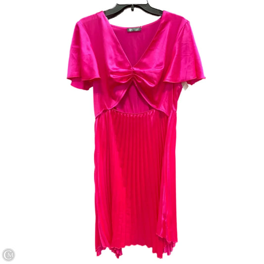 Dress Casual Midi By Prettygarden In Pink, Size: L