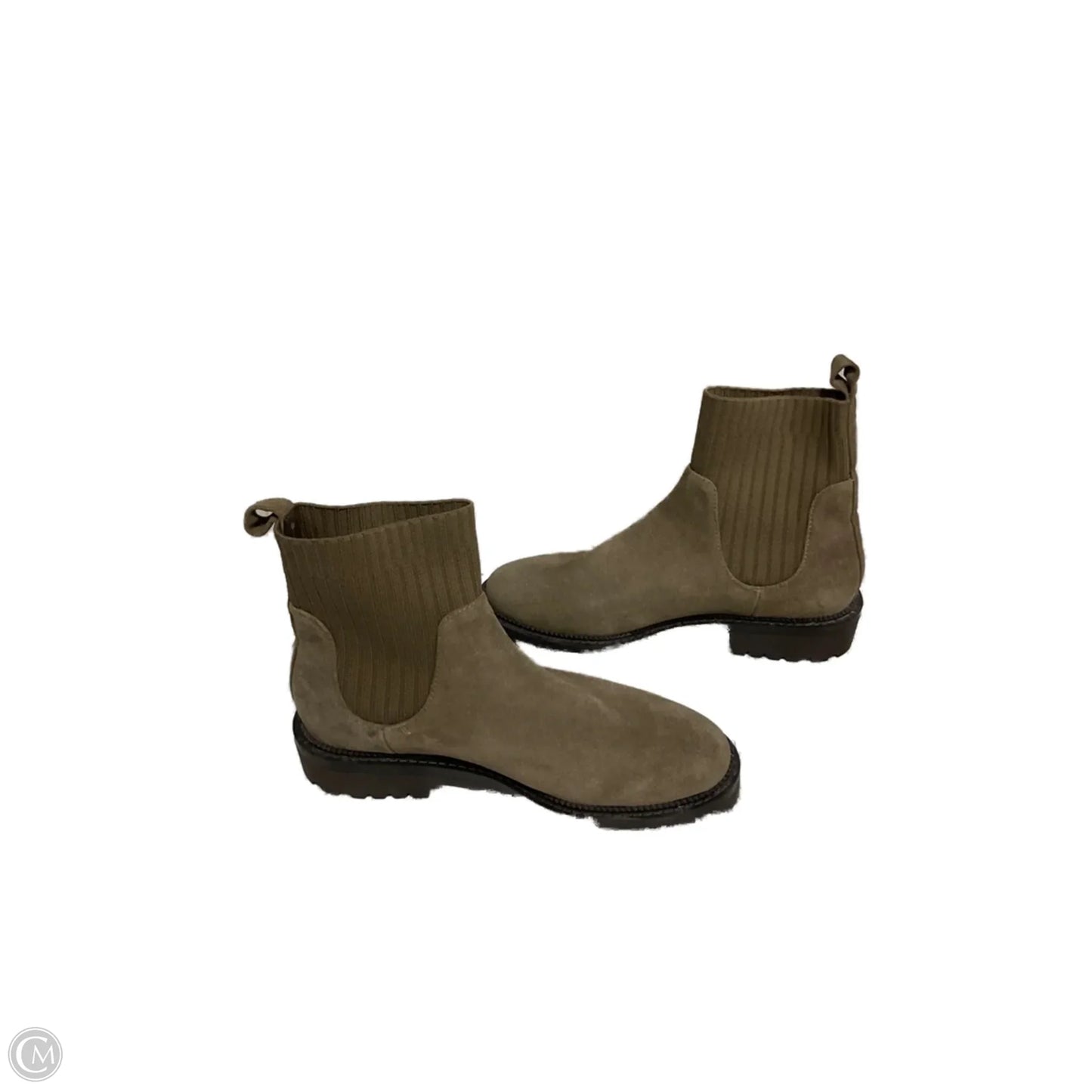 Boots Ankle Heels By Blondo In Tan, Size: 9.5
