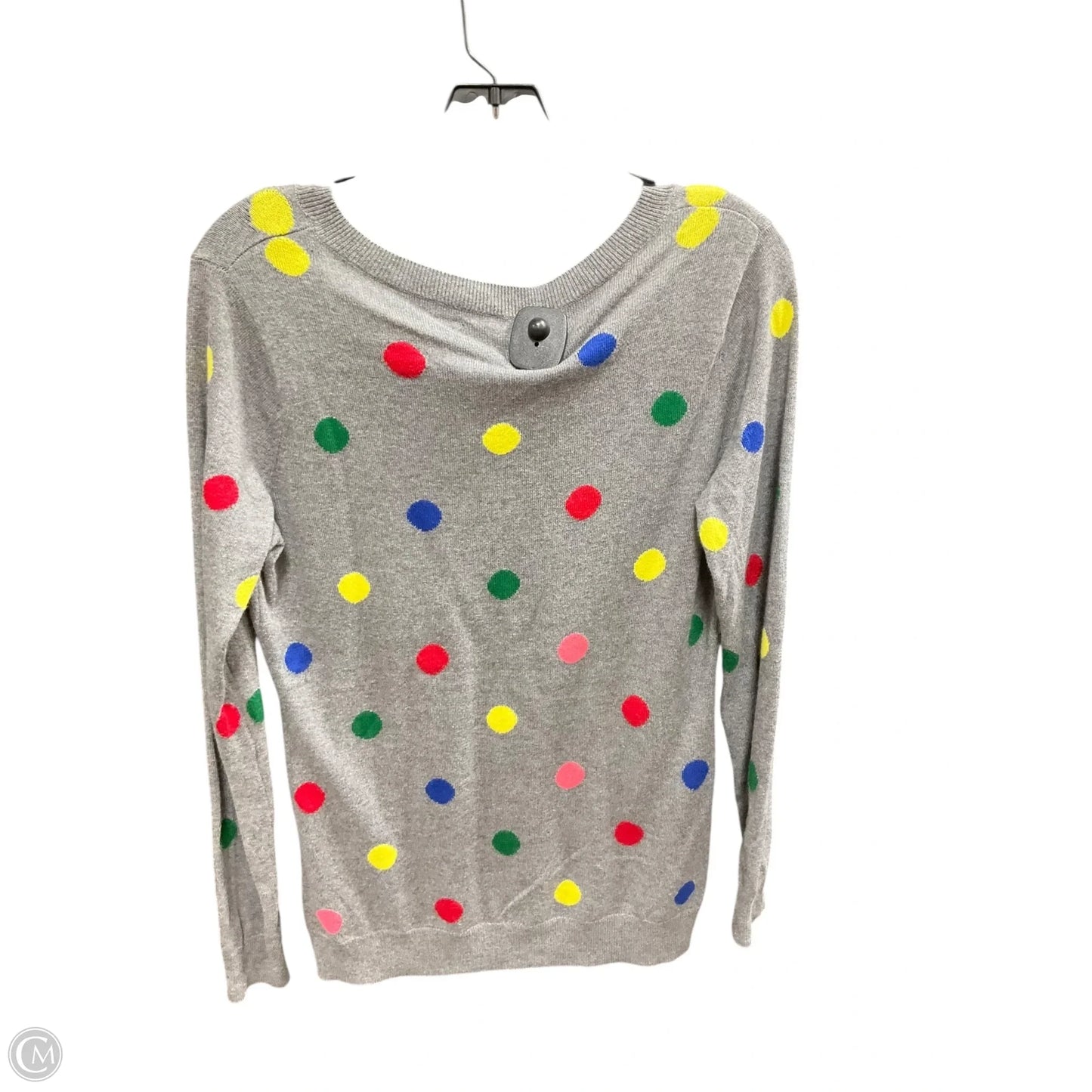 Top Long Sleeve By New York And Co In Polkadot Pattern, Size: S