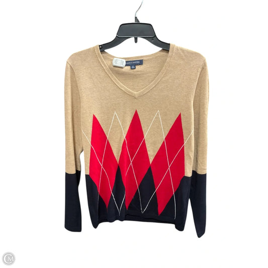 Top Long Sleeve By Tommy Hilfiger In Tan, Size: S