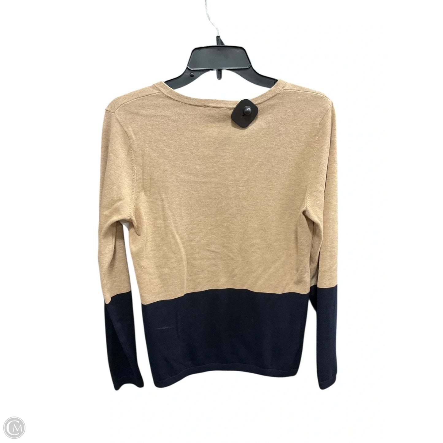 Top Long Sleeve By Tommy Hilfiger In Tan, Size: S