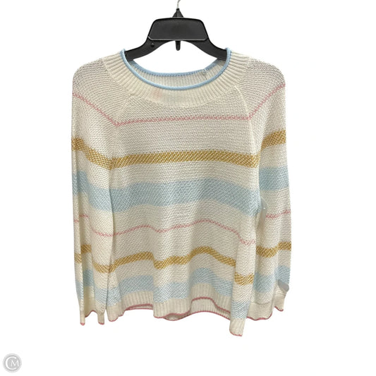 Sweater By Democracy In Striped Pattern, Size: M