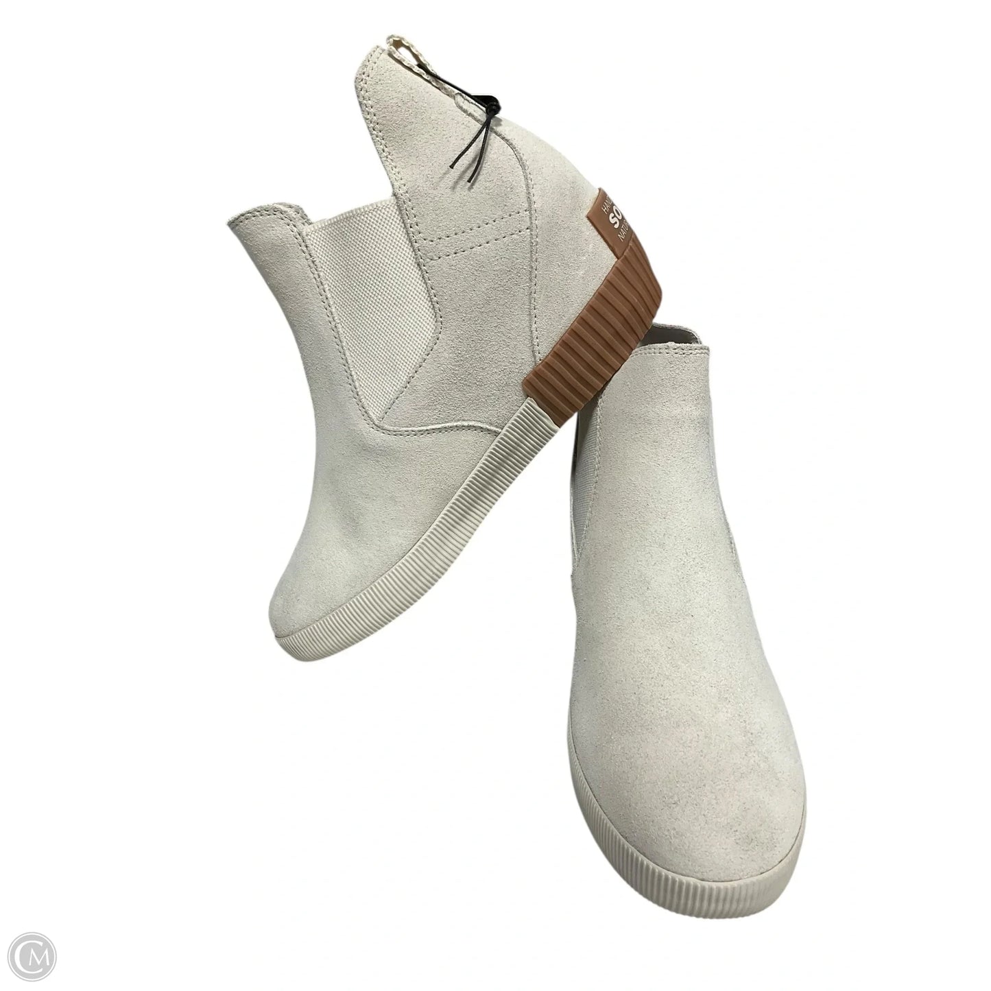 Boots Ankle Flats By Sorel In Cream, Size: 9