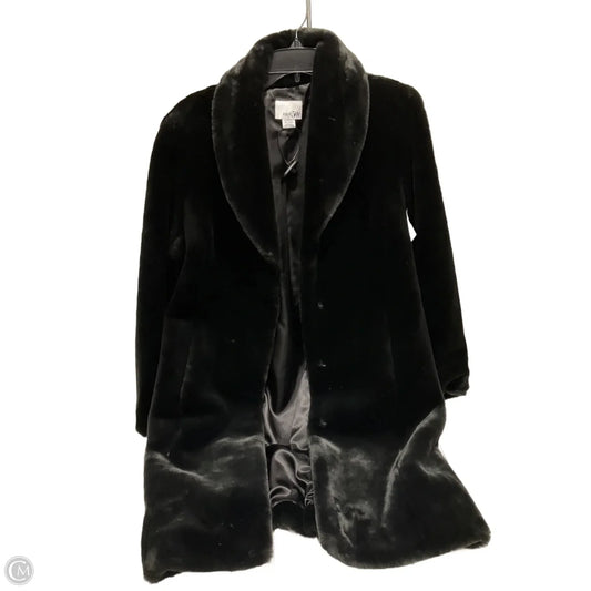 Coat Faux Fur & Sherpa By East 5th In Black, Size: M