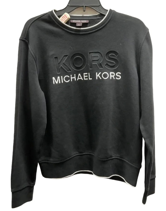 Sweatshirt Crewneck By Michael By Michael Kors In Black, Size: S