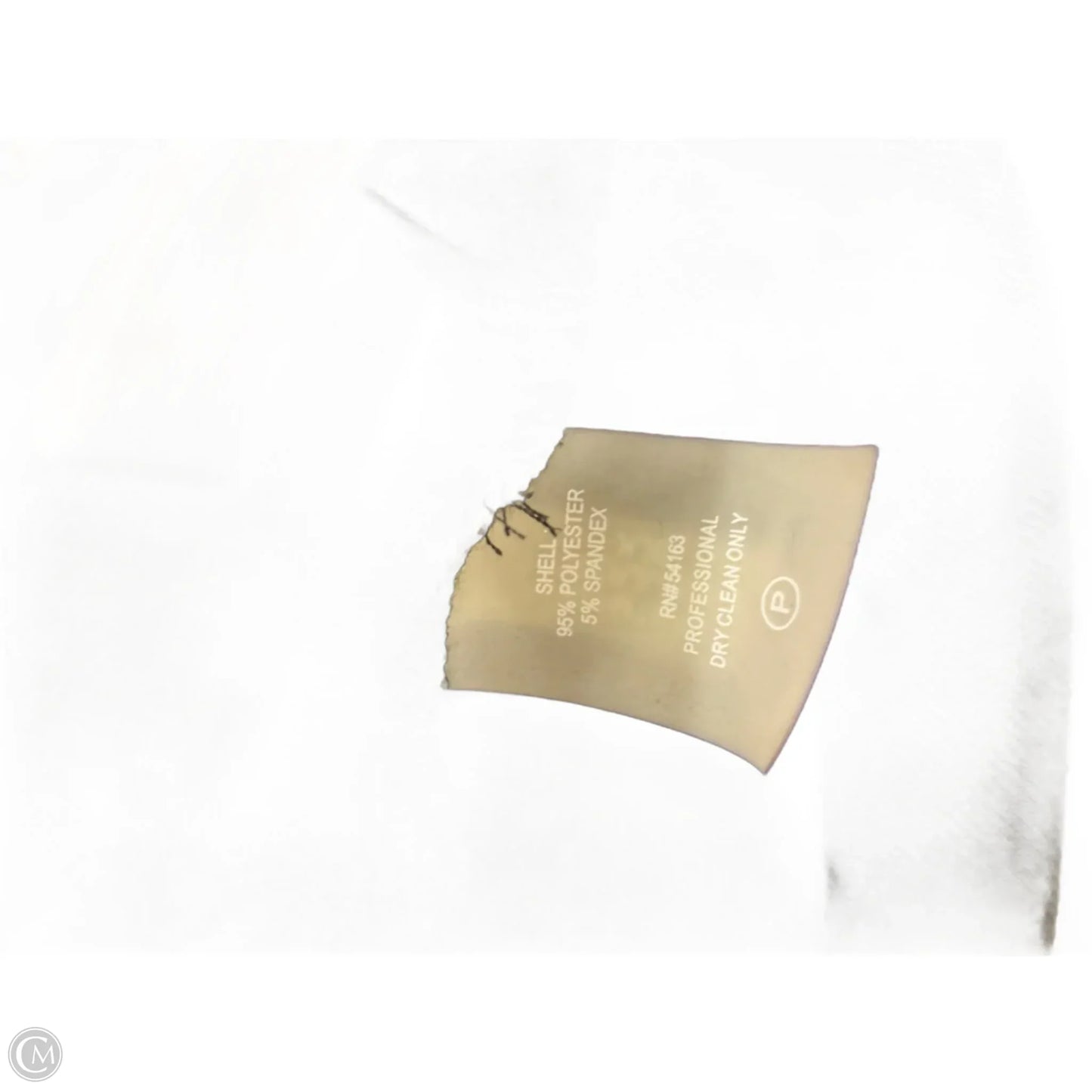 Top 3/4 Sleeve By Calvin Klein In Black, Size: S