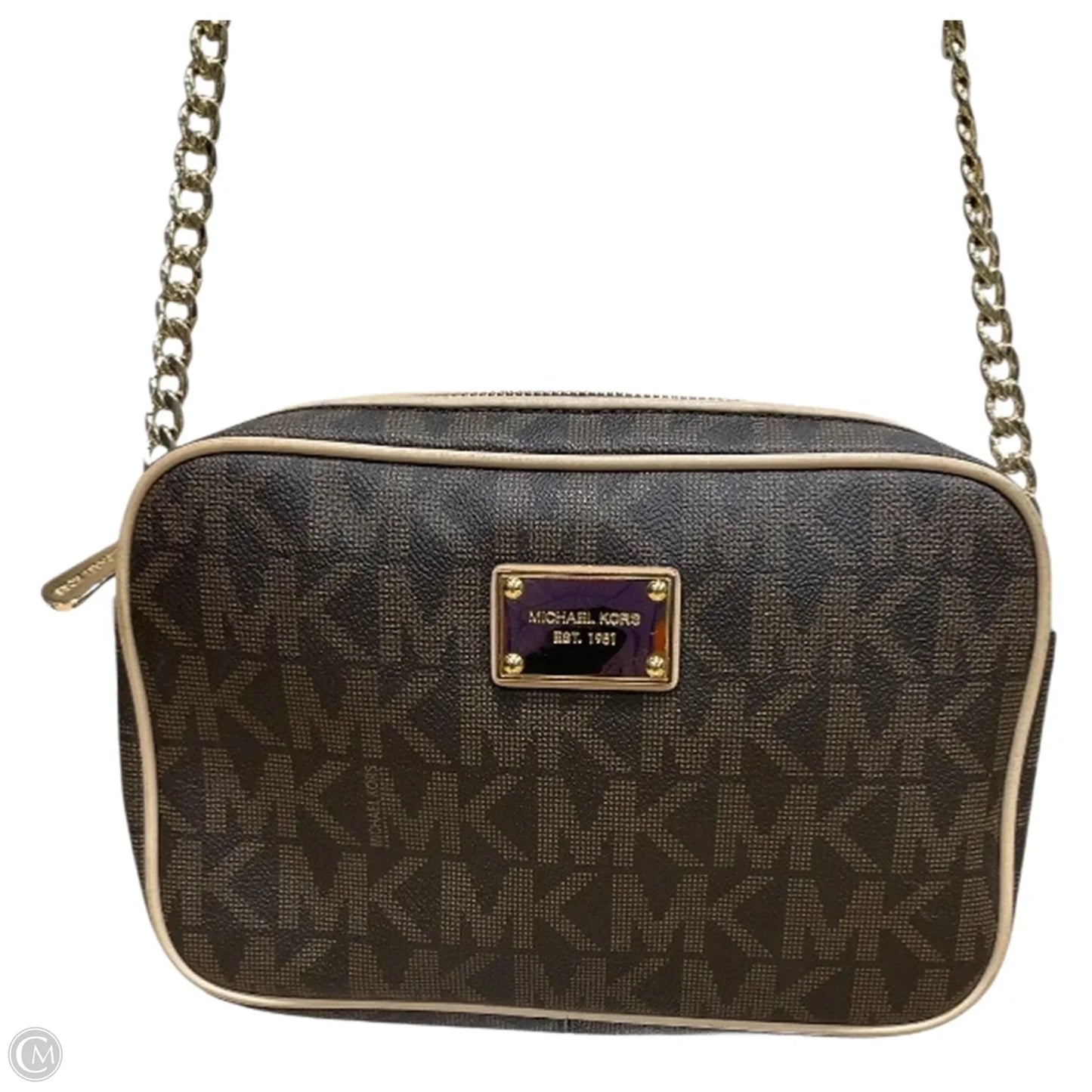 Crossbody Designer By Michael Kors, Size: Medium