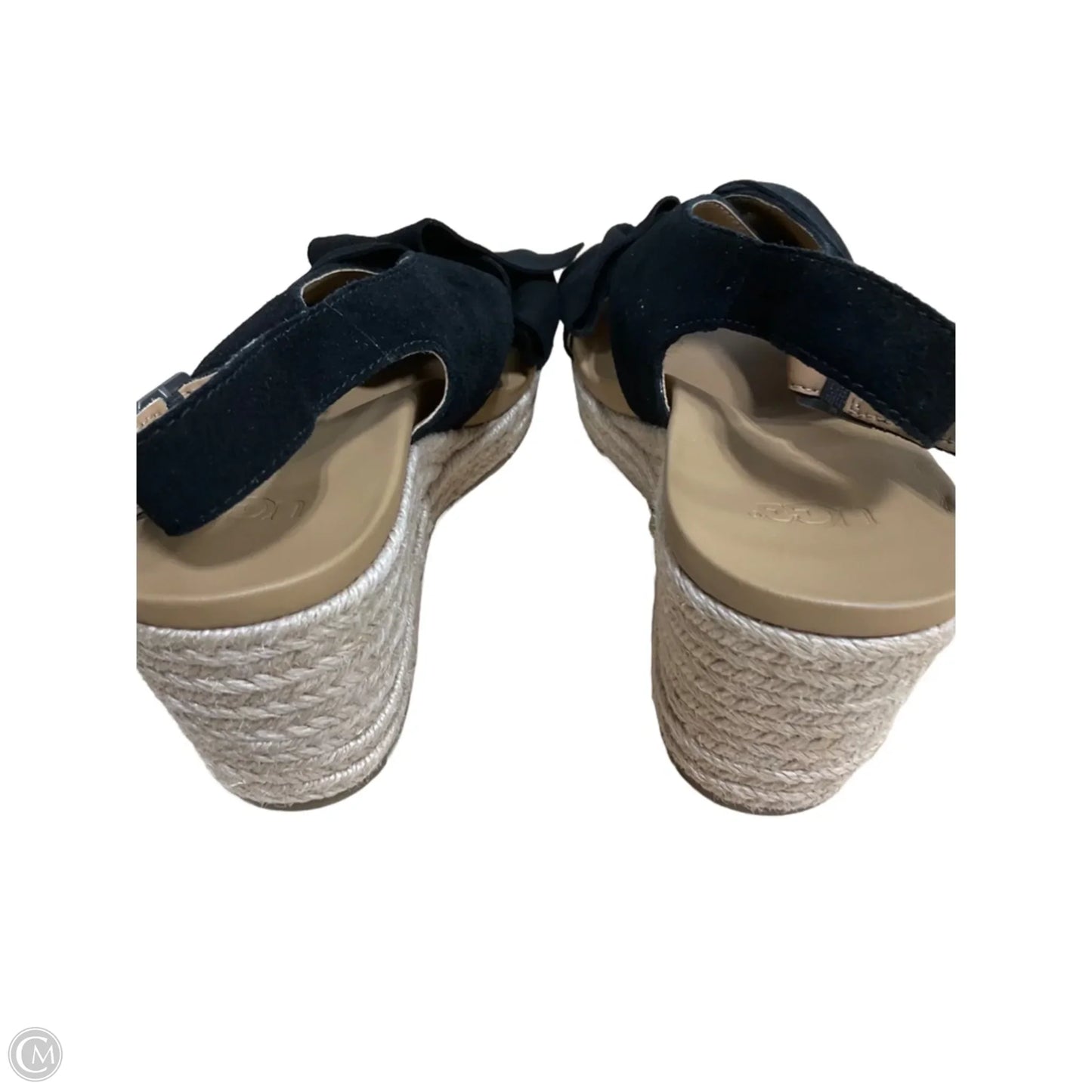 Sandals Designer By Ugg In Black, Size: 8