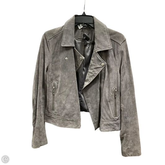 Jacket Moto Leather By Blanknyc In Grey, Size: M