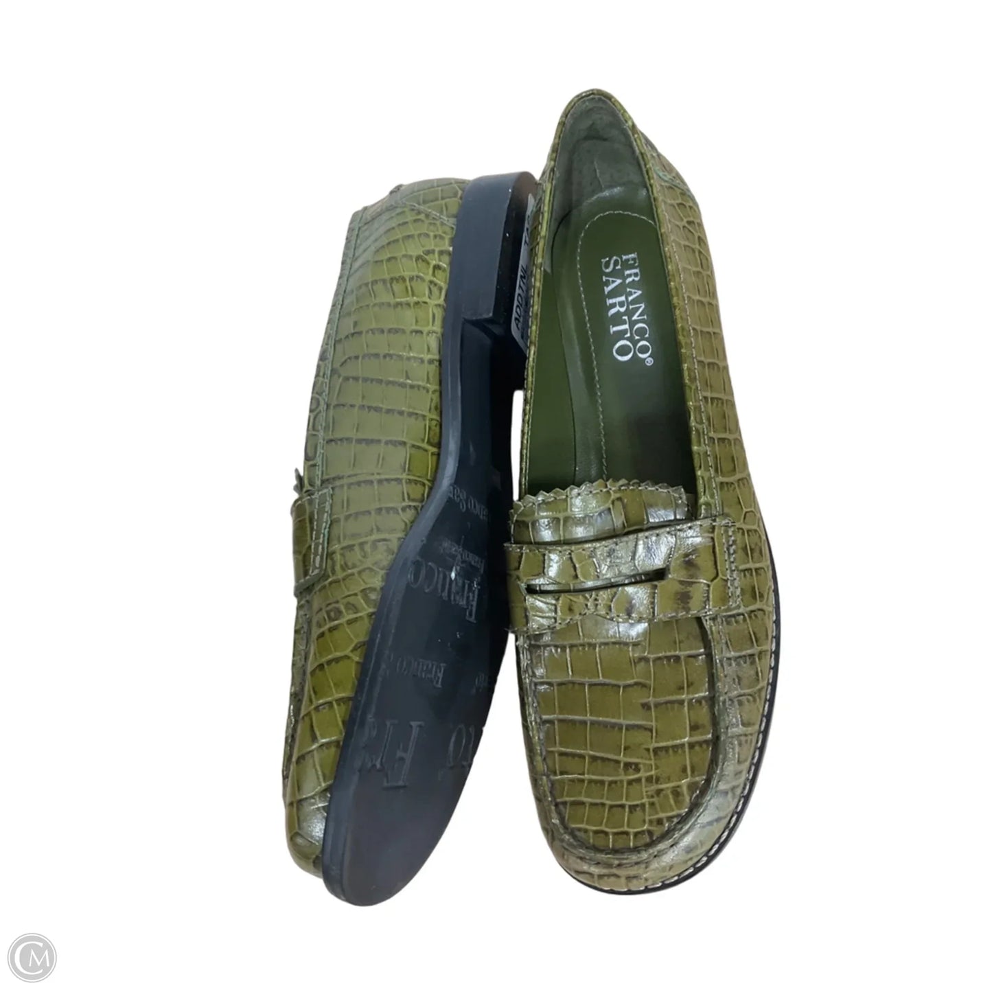 Shoes Flats By Franco Sarto In Green, Size: 6.5