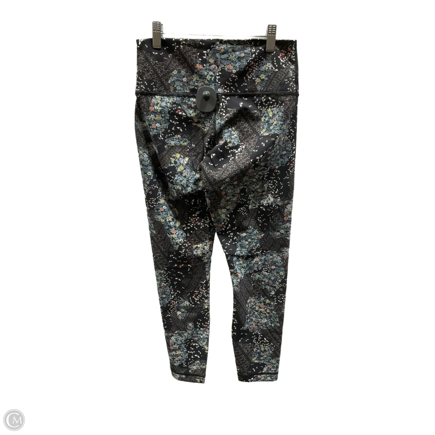 Athletic Leggings By Lululemon In Floral Print, Size: M