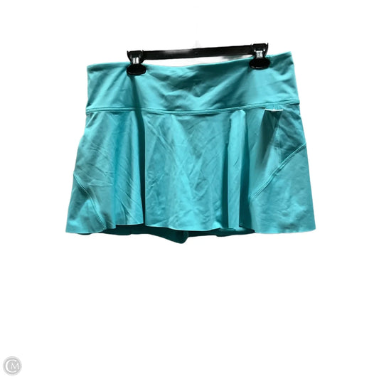 Athletic Skirt By Athleta In Teal, Size: Xl