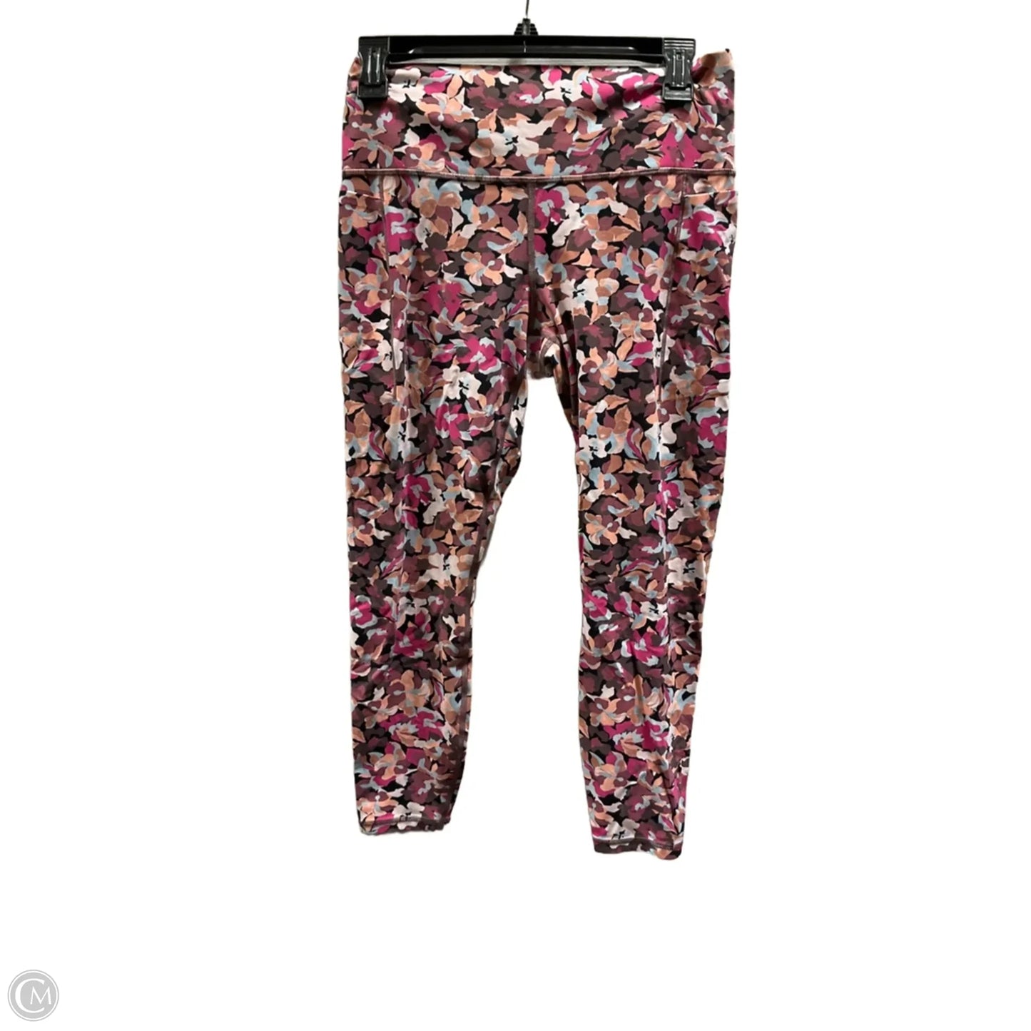 Athletic Leggings By Athleta In Pink, Size: L