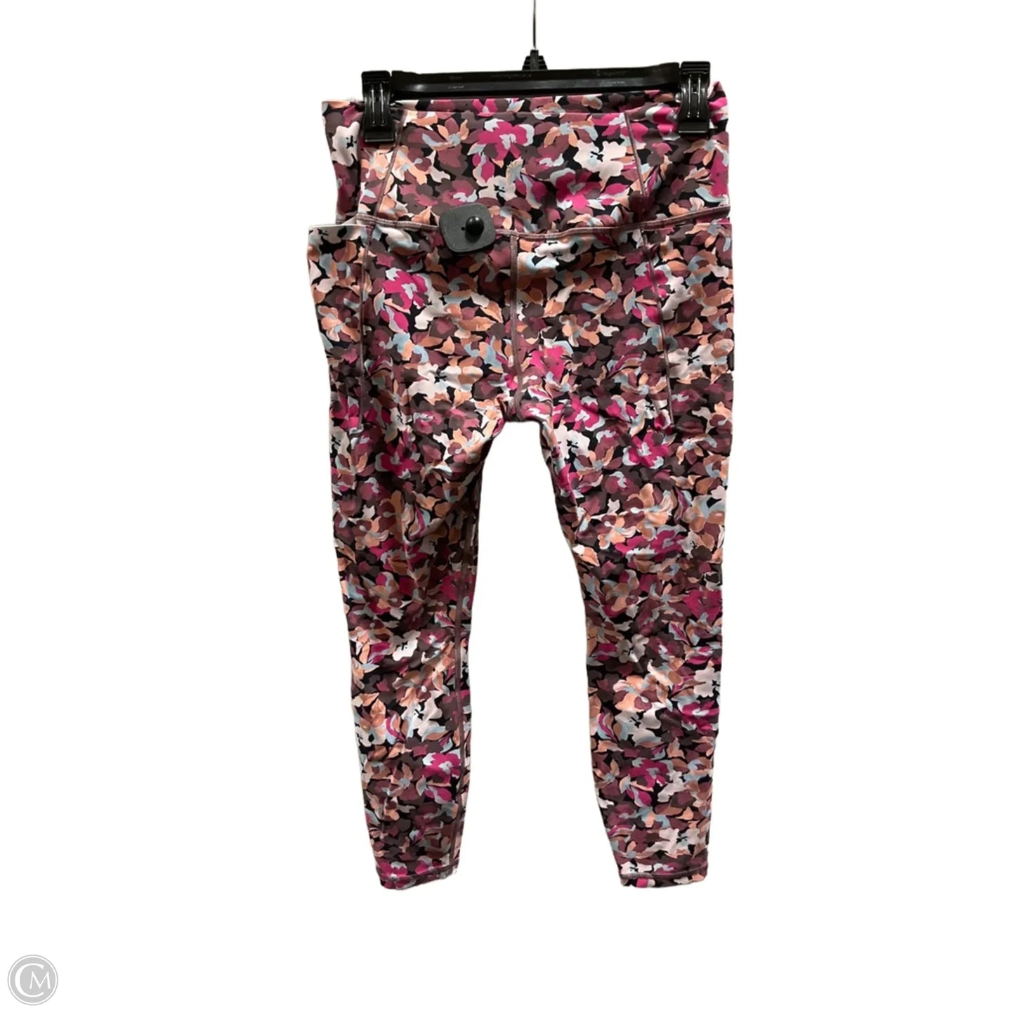 Athletic Leggings By Athleta In Pink, Size: L