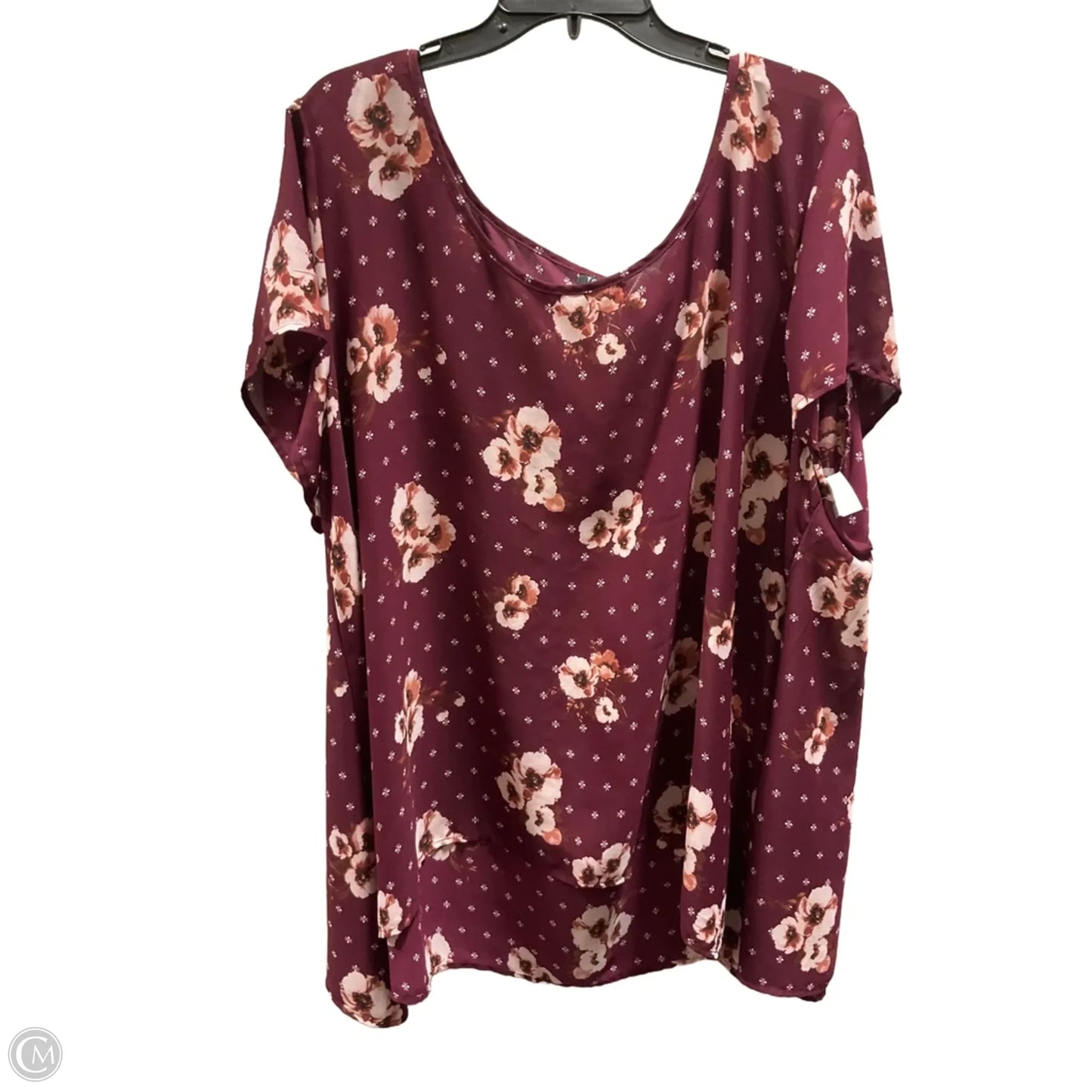 Top Short Sleeve By Torrid In Red, Size: 3x