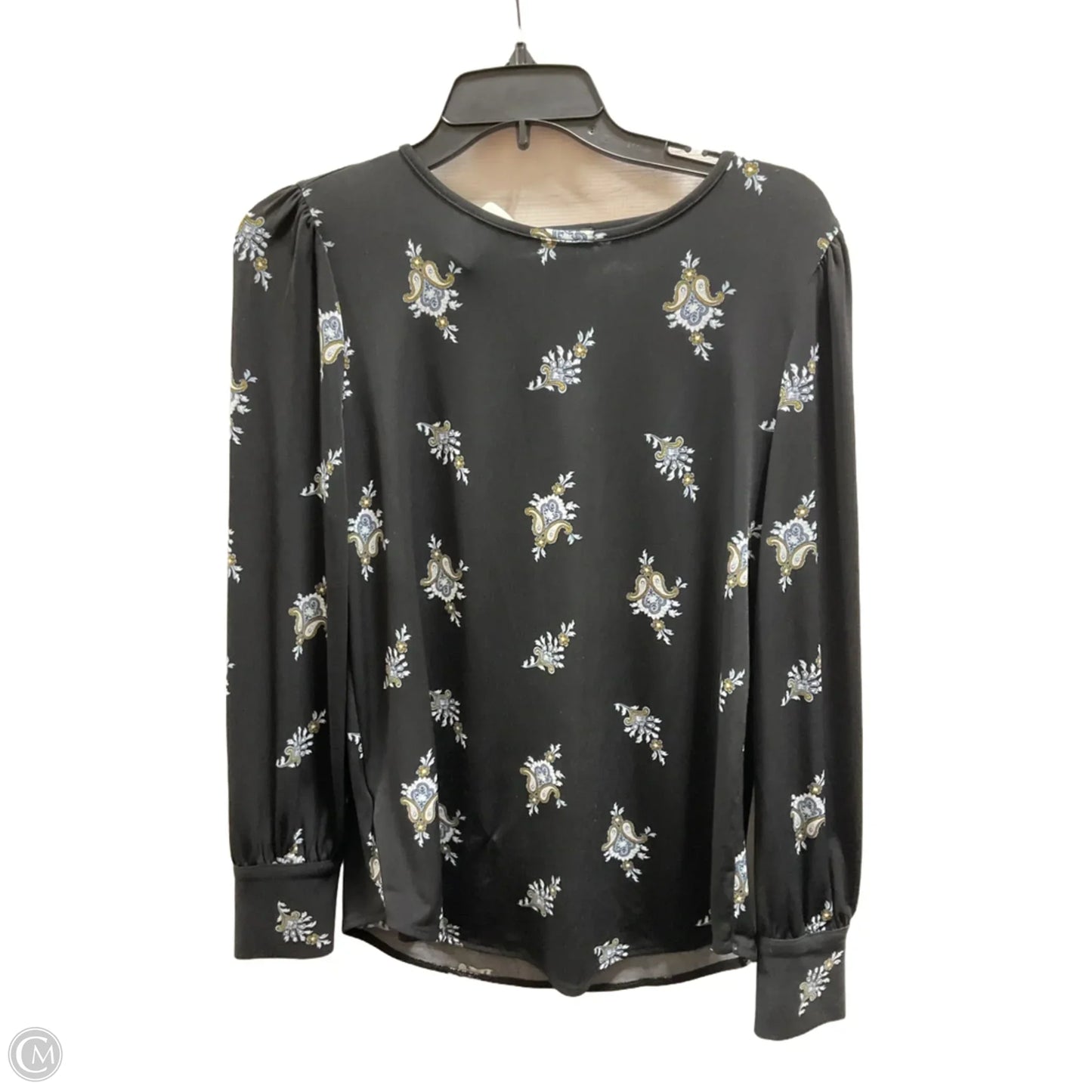 Top Long Sleeve By Ann Taylor In Black, Size: Xs