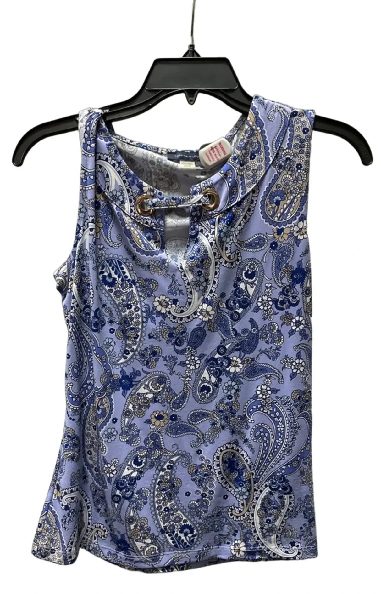 Top Sleeveless By Tommy Hilfiger In Blue, Size: S