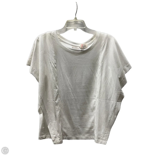 Top Short Sleeve Basic By Logo In White, Size: S