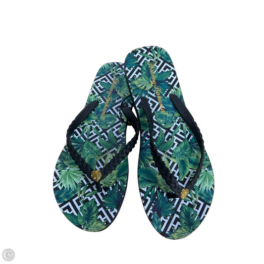 Sandals Flip Flops By Tommy Bahama In Green, Size: 6