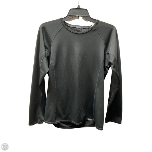 Athletic Top Long Sleeve Crewneck By Patagonia In Black, Size: M
