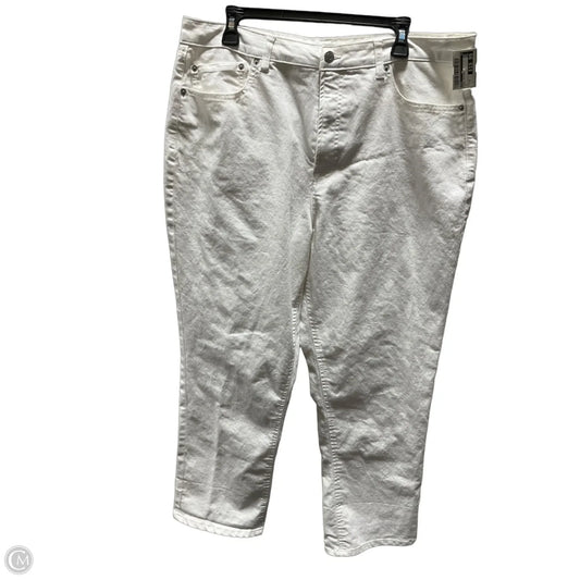 Jeans Designer By Frye In White, Size: 14