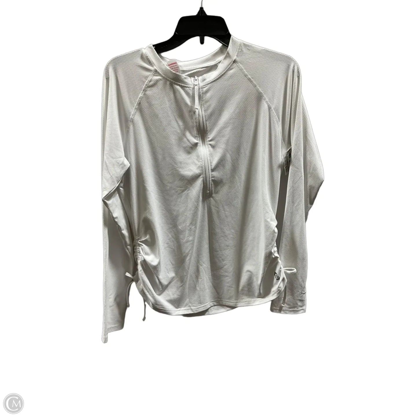 Athletic Jacket By Free Country In White, Size: M
