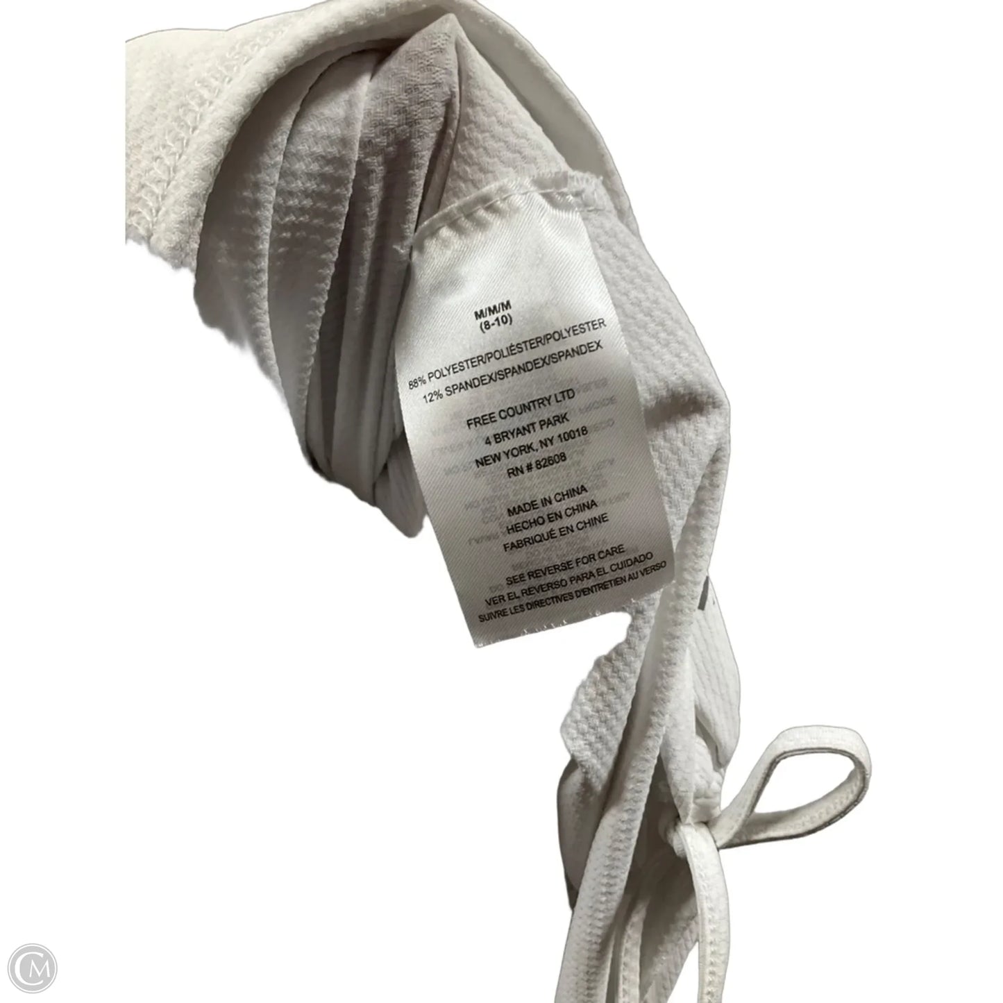 Athletic Jacket By Free Country In White, Size: M