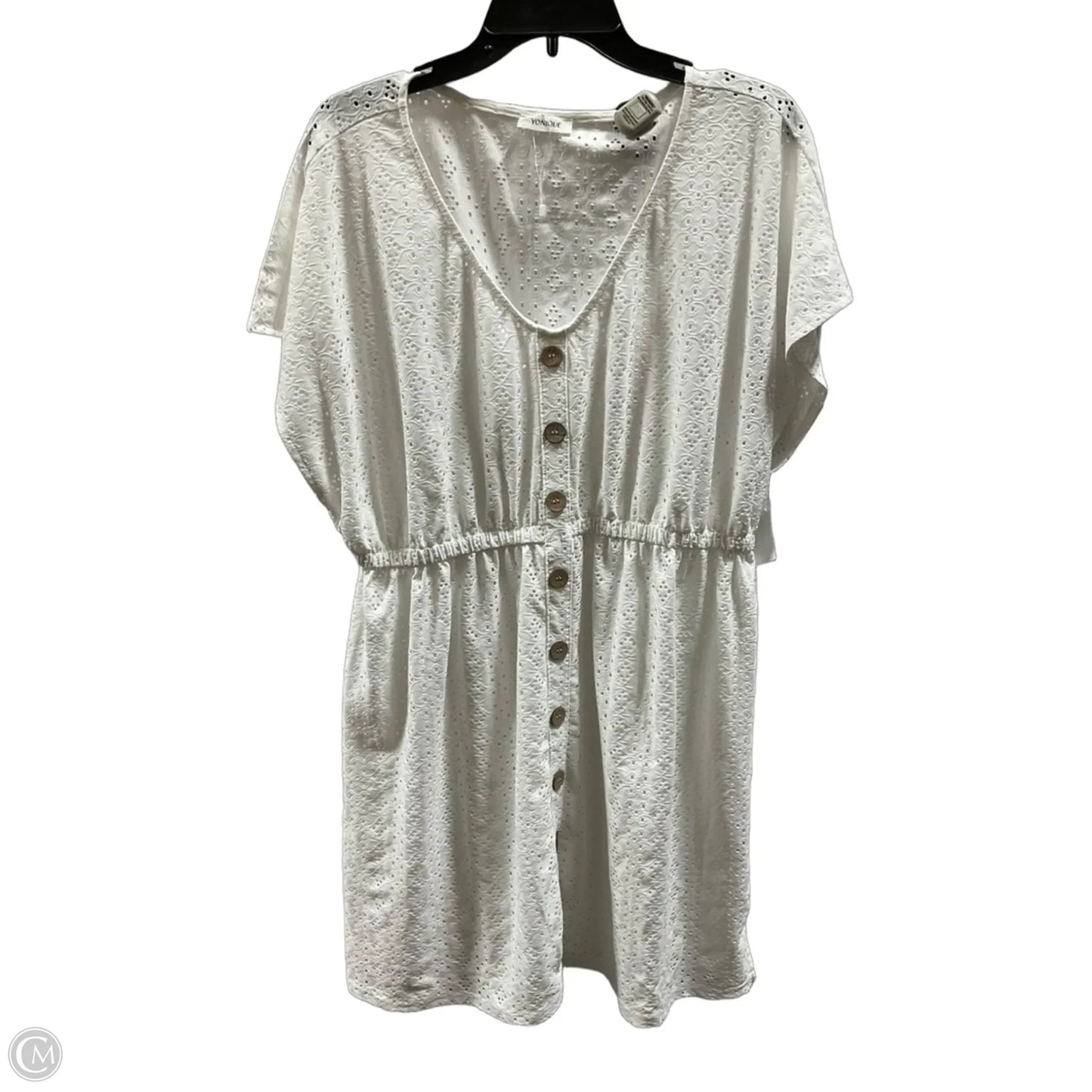 Swimwear Cover-up By Cmf In White, Size: Xl