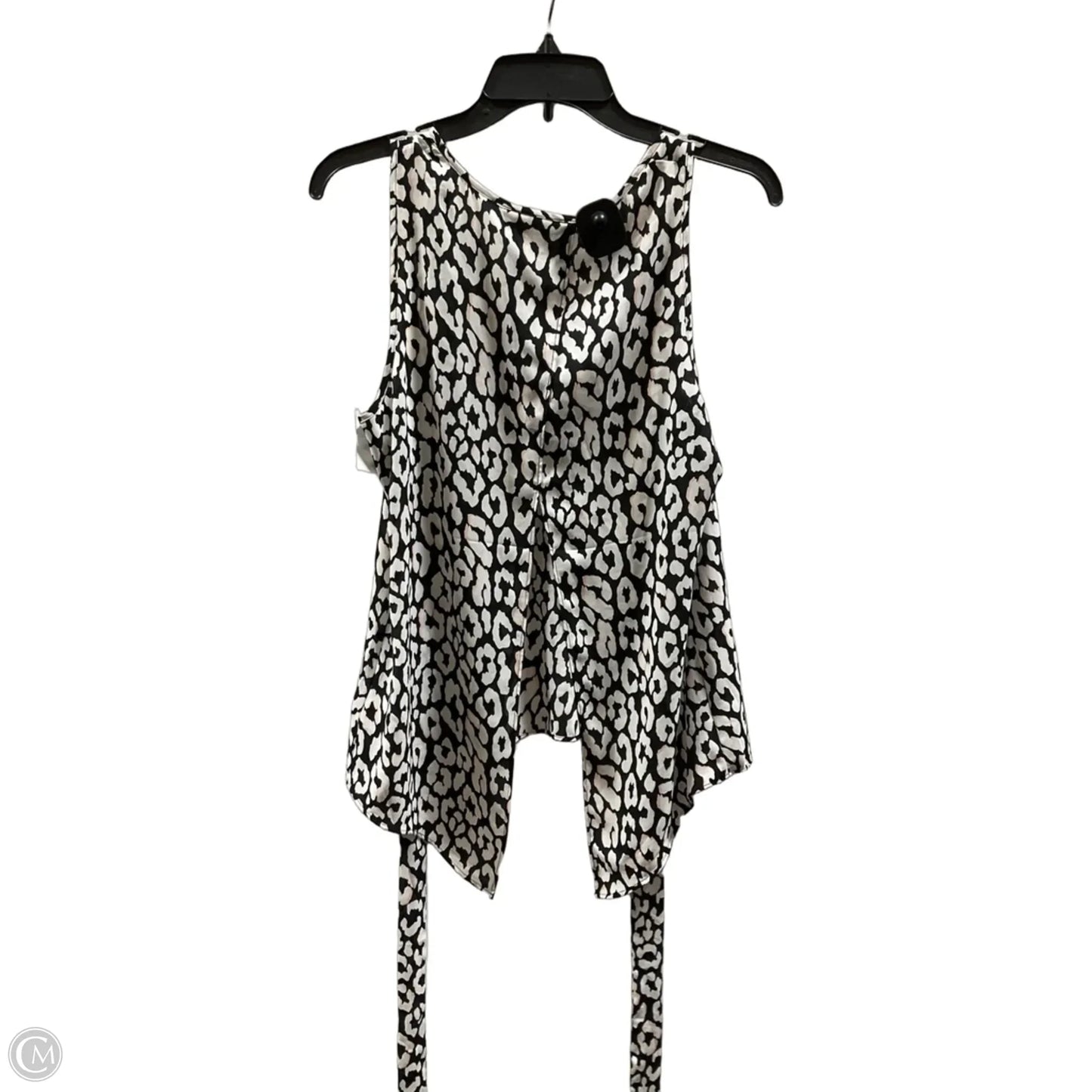 Top Sleeveless By Express In Animal Print, Size: M