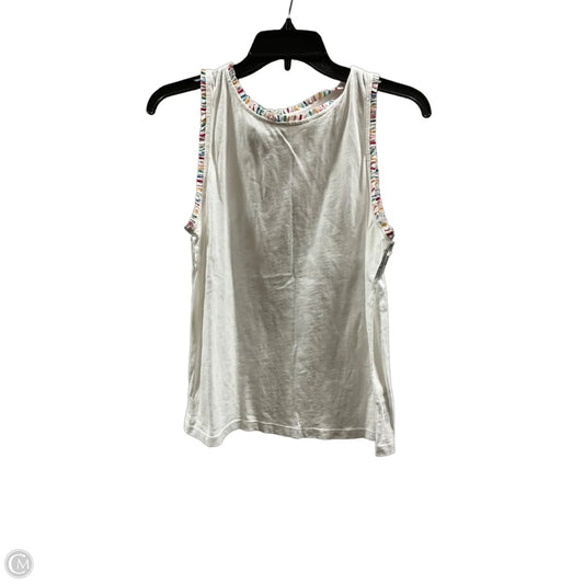 Top Sleeveless By J. Crew In White, Size: M