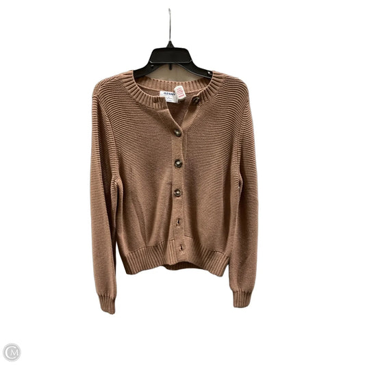 Sweater Cardigan By Old Navy In Tan, Size: M