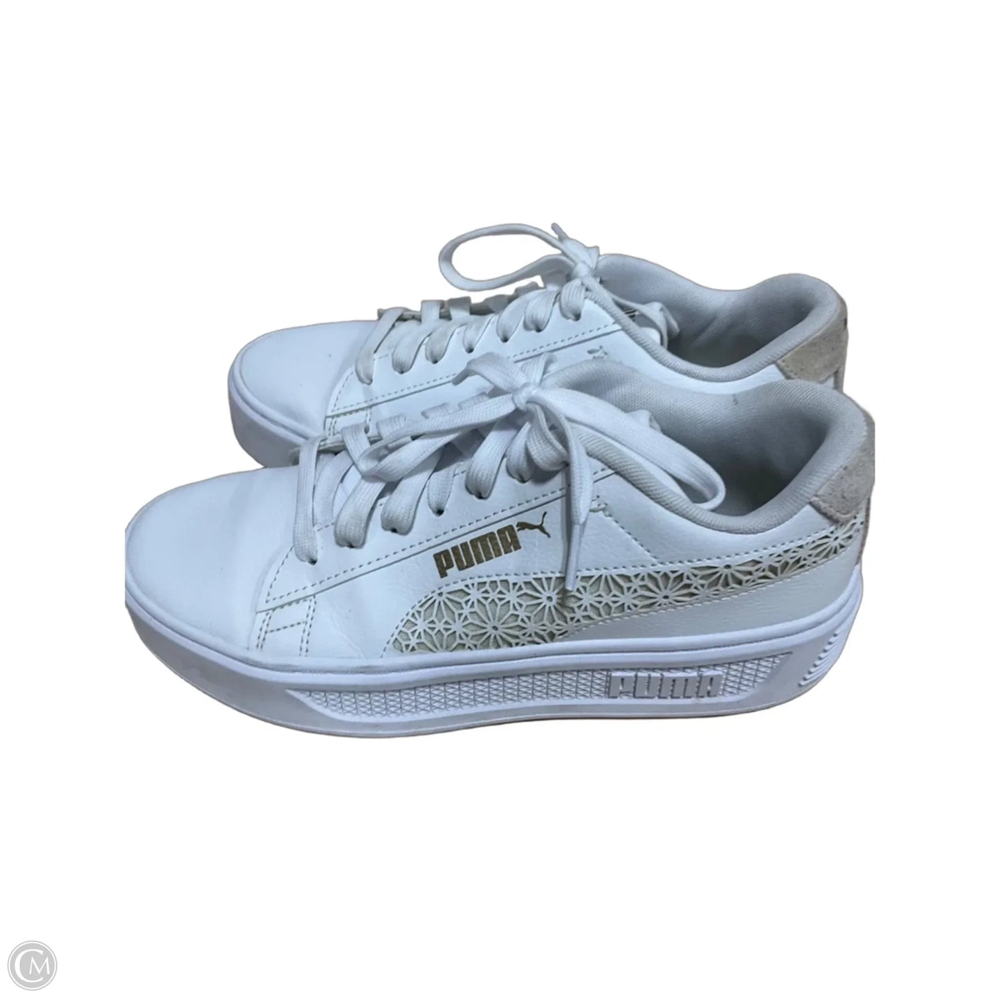 Shoes Athletic By Puma In White, Size: 7