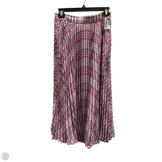 Skirt Midi By Ann Taylor In Plaid Pattern, Size: 0